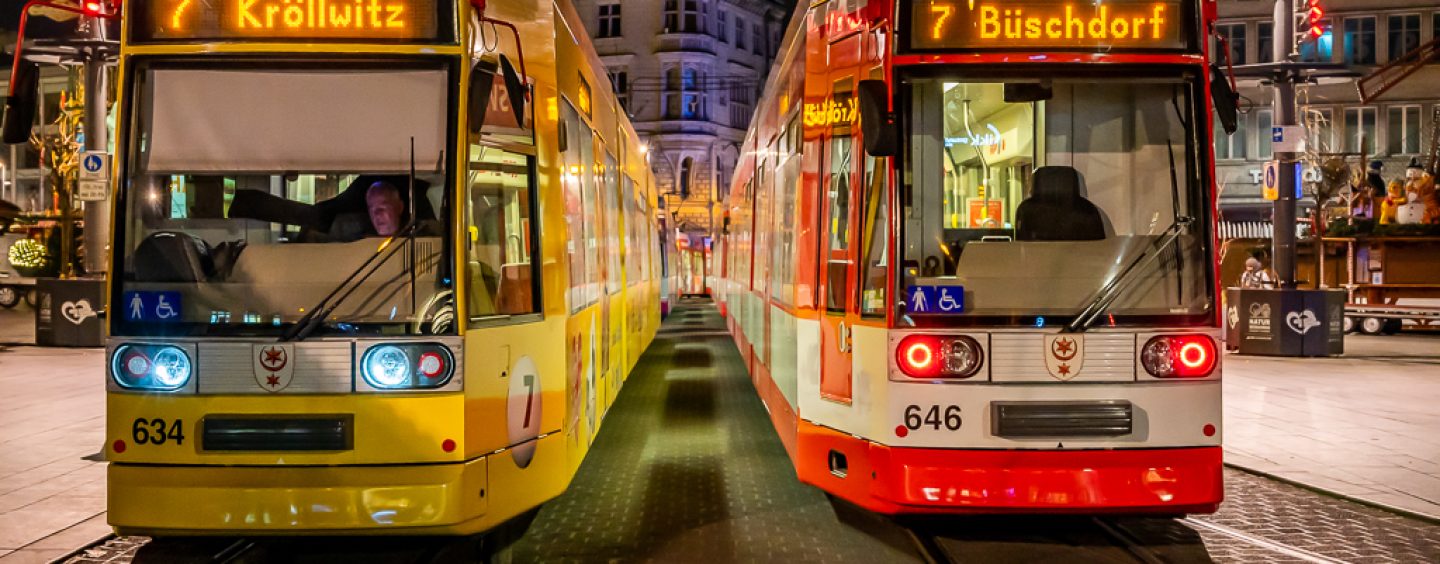 Straßenbahnlinien 7 und 8 werden ab 20 Uhr umgeleitet