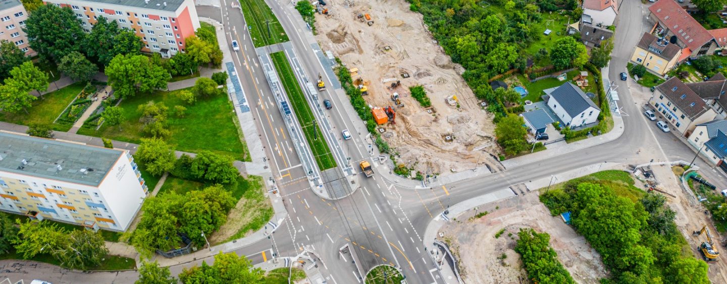 Neuer Teilabschnitt in Böllberger Weg Süd wird für den Verkehr freigegeben