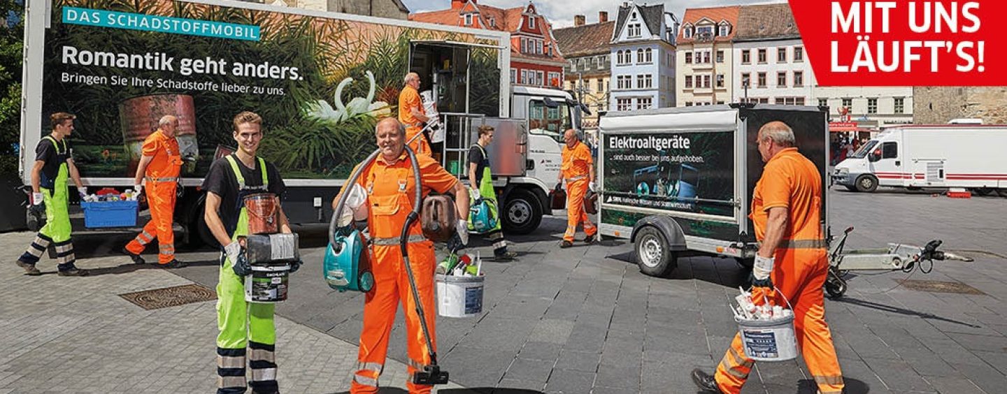 Schadstoffmobil steht künftig auf dem Hallmarkt