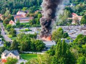 Katwarn!: Großbrand in Halle-Trotha