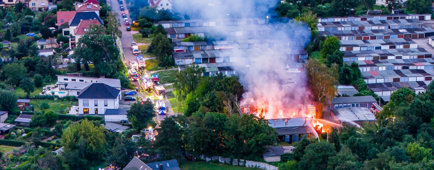 Treppenbaufirma in Halle-Trotha durch Feuer zerstört