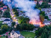 Treppenbaufirma in Halle-Trotha durch Feuer zerstört