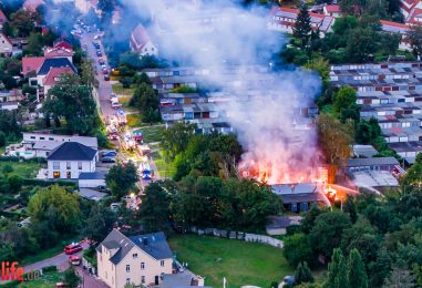 Treppenbaufirma in Halle-Trotha durch Feuer zerstört