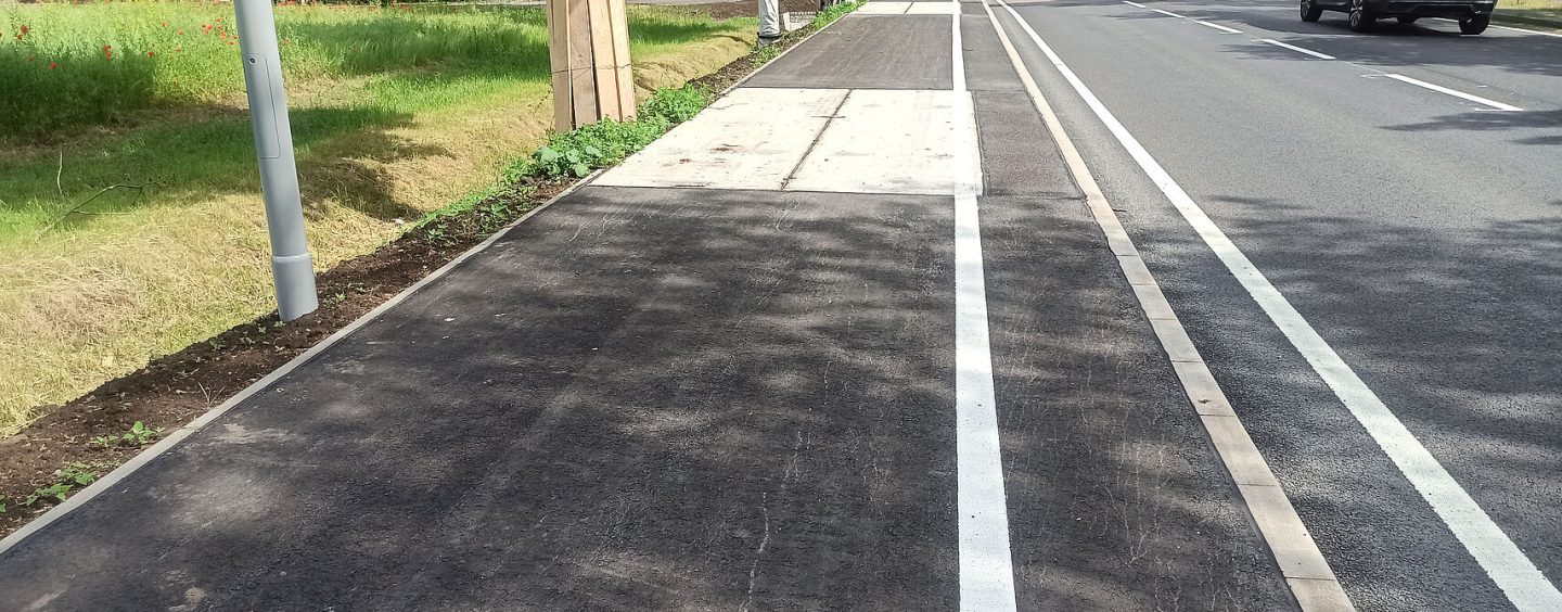 Radweg im Nirgendwo und Radfahrverbot auf Salinebrücke