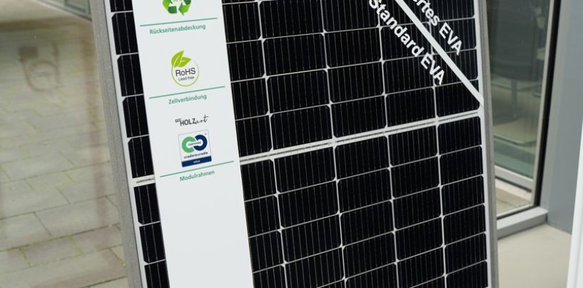 Nachhaltigere Solarmodule aus erneuerbaren Rohstoffen