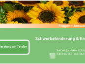 Telefonischer Beratertag – „Schwerbehinderung und Krebserkrankungen“