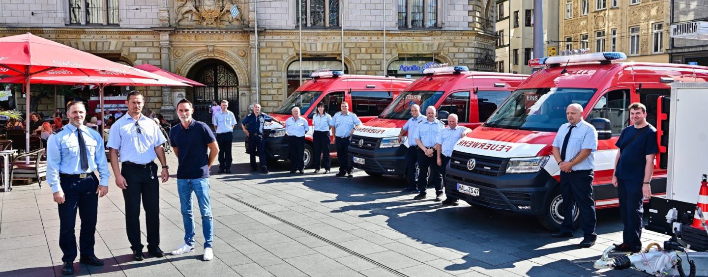 Neue Technik für den Katastrophenschutz in Halle