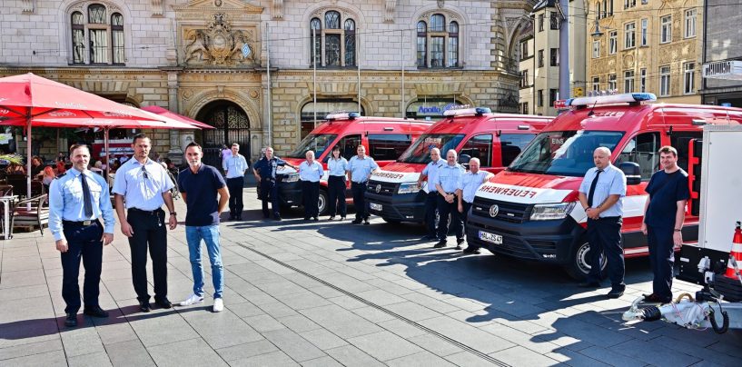 Neue Technik für den Katastrophenschutz in Halle