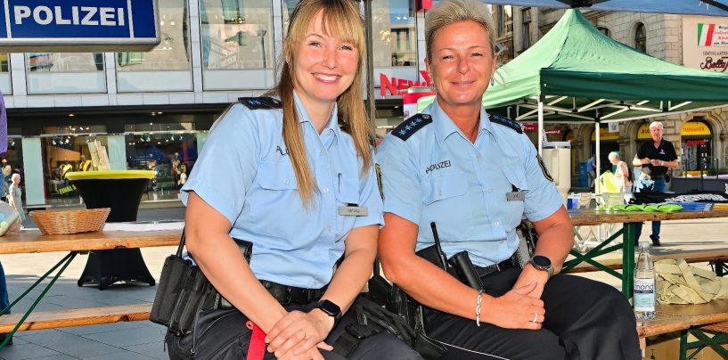 Präventionstag der Polizei in Halle: Sicherheit zum Anfassen