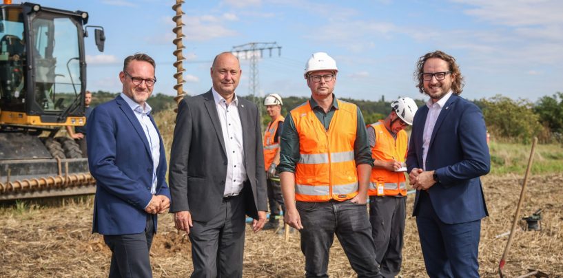 Start der Bohrungen für den künftigen Chemiepark in Merseburg