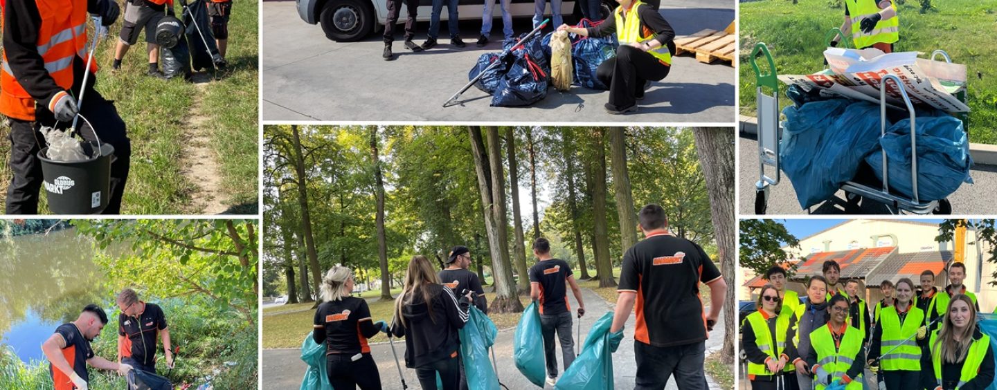 Globus Baumarkt packt beim World Cleanup Day an